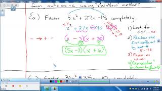 Rainbow factoring