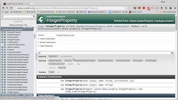 Properties and Observables (in ScalaFX)