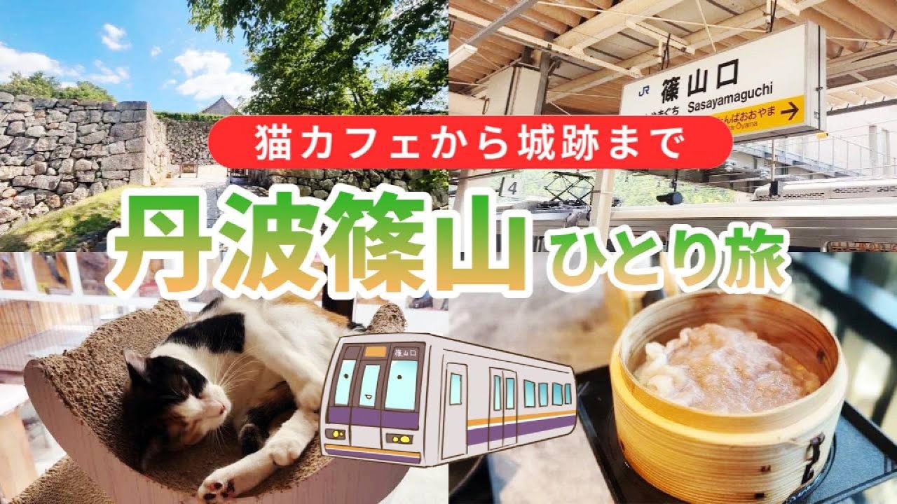 【兵庫】丹波篠山で猫と城と温泉を満喫ひとり旅