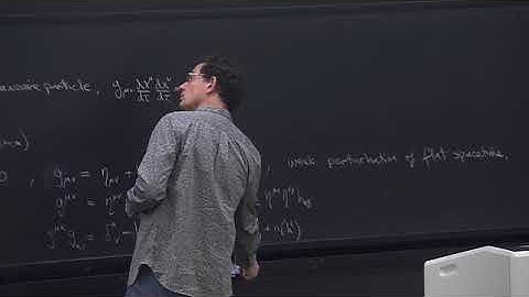 Lecture 7   Weak field limit, gravitational shift, tensors and covariant derivative