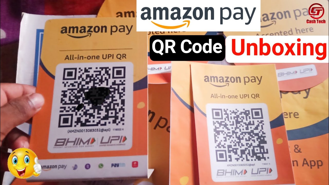 Amazon pay QR Code unboxing QR code unboxing video amazonpay 