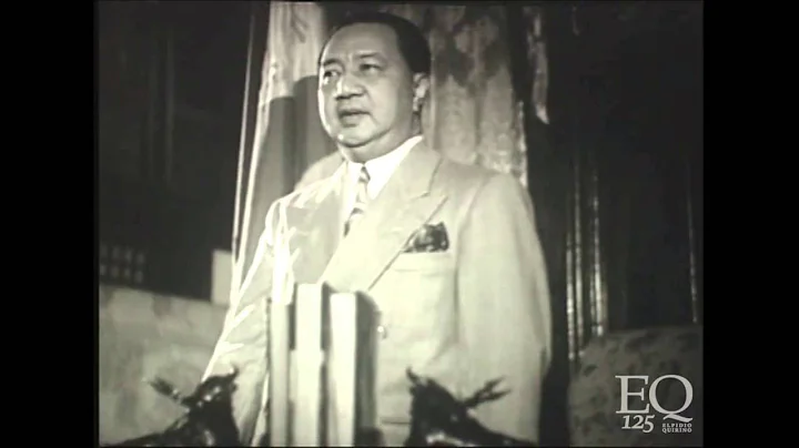 President Quirino's message on ties of history and...