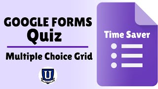 Google Forms Quiz Multiple Choice Grid