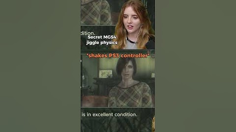 Jiggle Physics in MGS4 😂