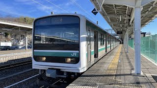 【検査明け】559M 常磐線E501系いわき行き 湯本駅発車 (K702編成)