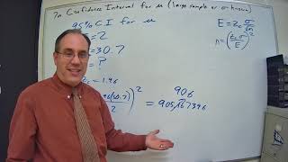 7a Part 2 CI for Pop Mean - Min Sample Size
