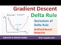 1. Gradient Descent | Delta Rule | Delta Rule Derivation Nonlinearly Separable Data by Mahesh Huddar