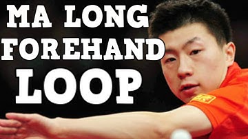 EPIC MA LONG FOREHAND LOOP (MA LONG forehand topspin, Ma Long loop)
