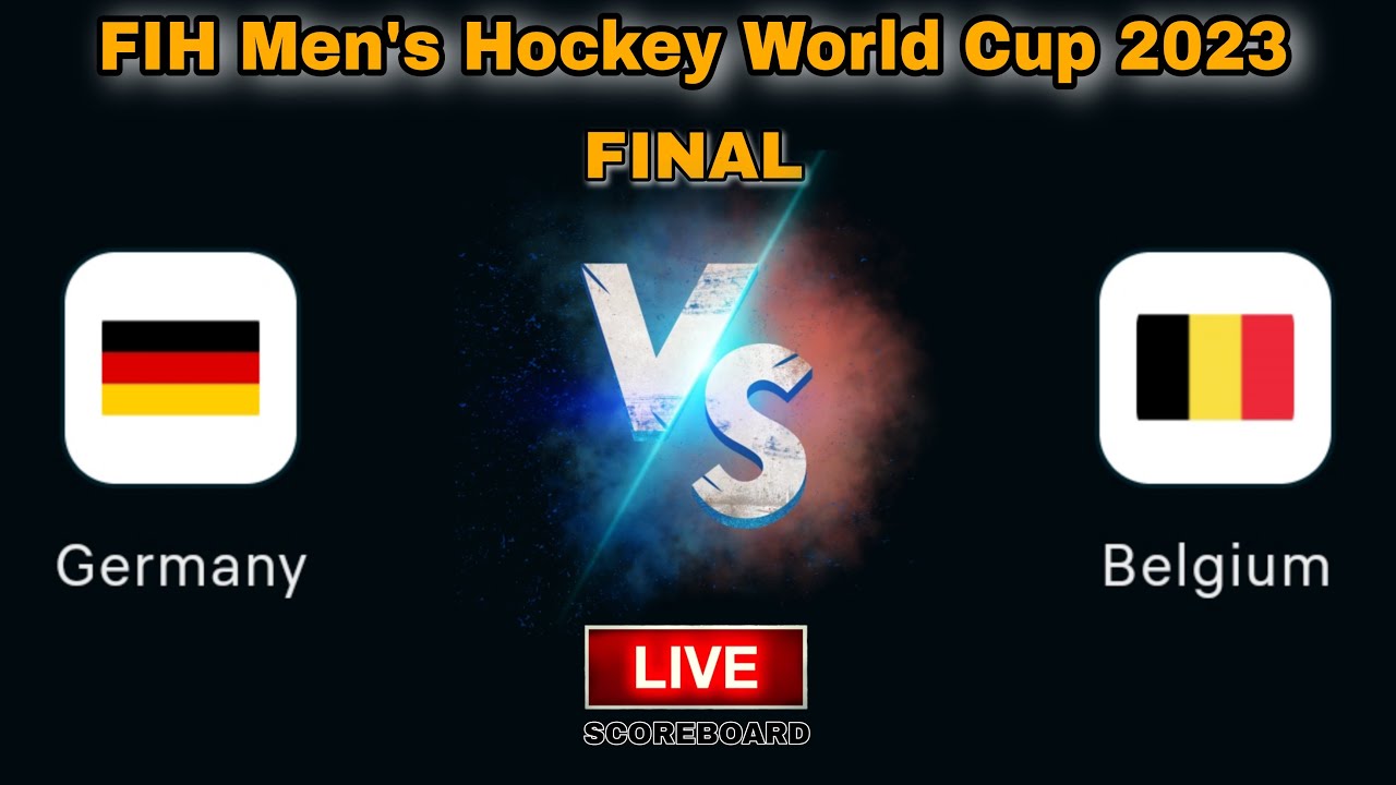 Germany vs Belgium FIH Mens Hockey World Cup 2023 FINAL Live Score Update