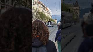 Genève Tram 18 / Gare Cornavin to Meyrin, CERN #swisstrains