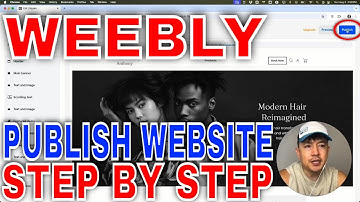 ✅ Hoe publiceer je een Weebly-website 🔴