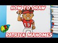 How to Draw Patrick Mahomes 🏈