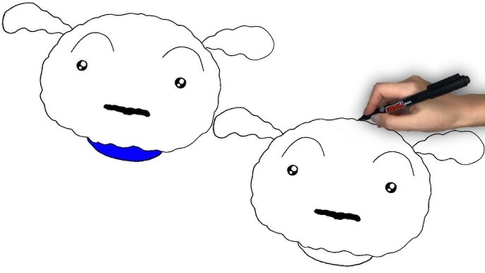 クレヨンしんちゃんのシロの描き方 How To Draw A Shiro 161 Youtube クレヨンしんちゃんのシロの描き方 How To Draw A Shiro 161 Youtube