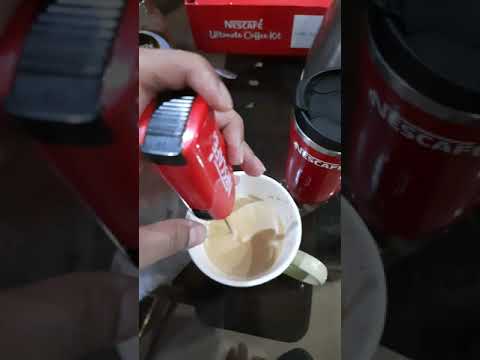 Instant Coffee Maker Mug Demo || NESCAFE Coffee #Frother Demo || BESt