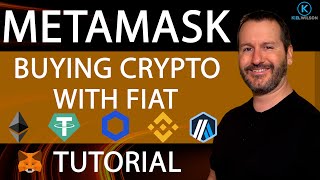 METAMASK  HOW TO BUY CRYPTO USING FIAT/CASH  TUTORIAL  BUYING CRYPTO WITH USD  GBP  CAD  EURO