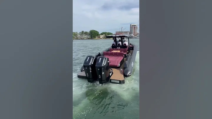 The business end of a brand new Skipper Boats 42.