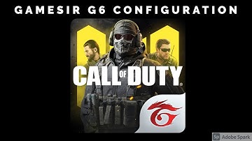 Gamesir G6 Gamepad Quick Configuration for COD Mobile | Call of Duty Mobile