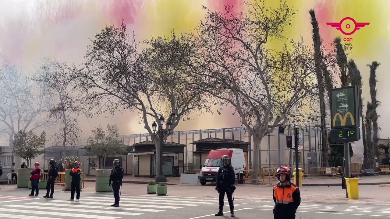 Falles 2025 Mascletà 19 Pirotècnia Caballer FX de Montcada | Horta Nord (València).