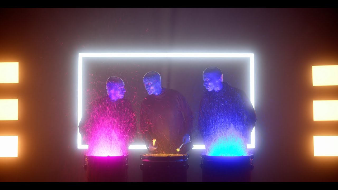 Blue Man Group Paint Drums Throwdown 🥁 YouTube