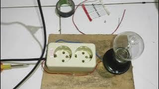 cara bikin rangkaian, bohlam untuk pengaman power supply smps