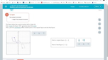 Rotating a point and giving its coordinates