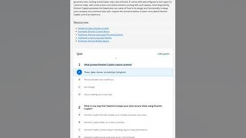 Einstein Copilot Quick Look || Trailhead