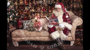 Santa Digital Backdrop Composite Tutorial for Focal Point Digital Backdrops
