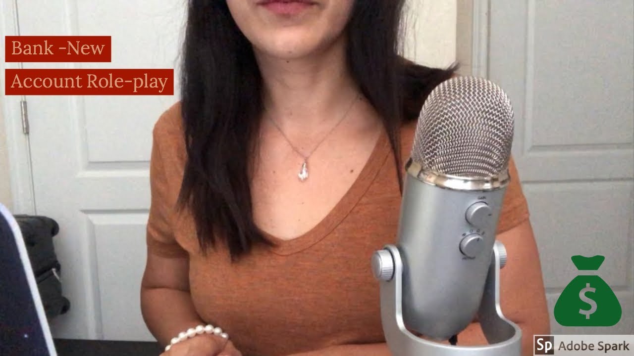 БАНК 💰💵 НОВЫЙ СЧЕТ - РОЛЕВАЯ ИГРА 👄 ЖЕВАНИЕ ЖВАЧКИ / НАПИСАНИЕ ПЕЧАТИ ASMR