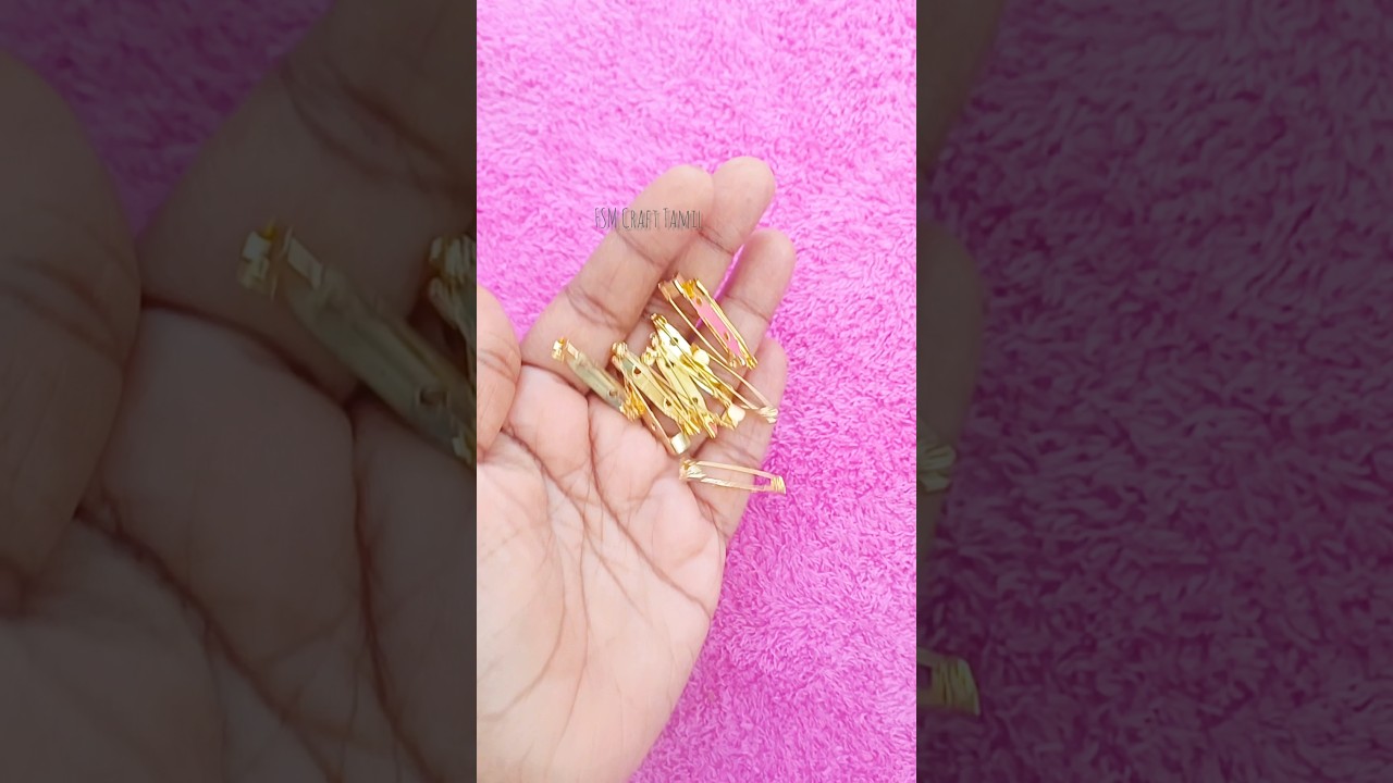 Saree Pin Making 