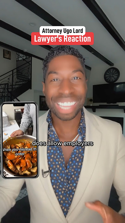 Wingin it! Employee’s order blunder leads to paycheck plunder! Is it legal? Attorney Ugo Lord reacts