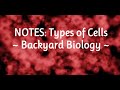 Types of Cells  Backyard Biology