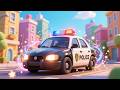 Police Car Chase Song 🚓🚨 | Wee Woo Kids Fun Song | Exciting Vehicle Adventure