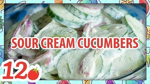 How to make: Sour Cream Cucumbers Recipe