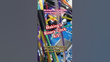 (4/5)Making a Binary Clock using Arduino Mega 2560!! 🔥⏰ #arduino #coding #arduinoprogramming