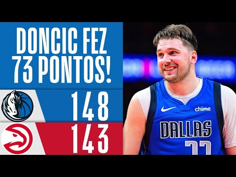 73 PONTOS! Luka Doncic anota a 4ª MAIOR PONTUAÇÃO DA HISTÓRIA