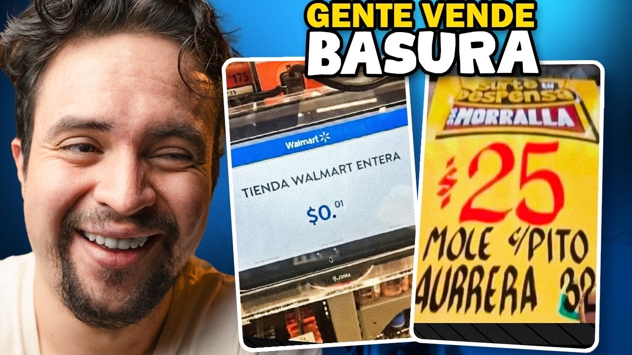 GENTE VENDIENDO COSAS EXTRAÑAS