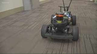 OSU researchers test tiny self-driving cars