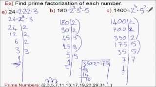 Gr6 Prime Factorization The Ladder Method (20,24,180,1400)