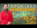 Los Horoscopos Semanales del 18 al 24 de Julio
