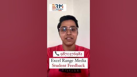 Student Feedback On Advance Digital Marketing Course At Excel Range Media | Gagan