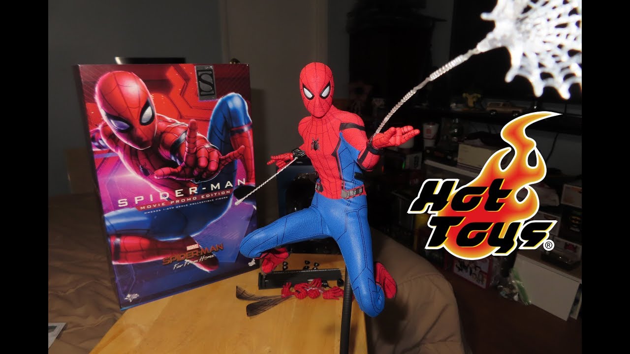 hot toys spider man far from home movie promo edition