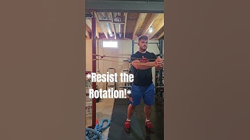 the Pallof Press | Great Core Exercise! #abs #core #workout #powerlifting #strongman #stability #4u