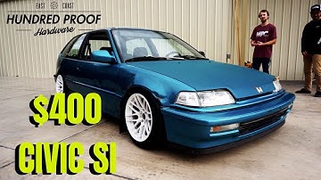 $400 EF CIVC SI RESCUE | MPC DROP FORK INSTALL!