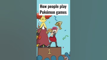 How people play pokemon games #shorts #pokemon #animation