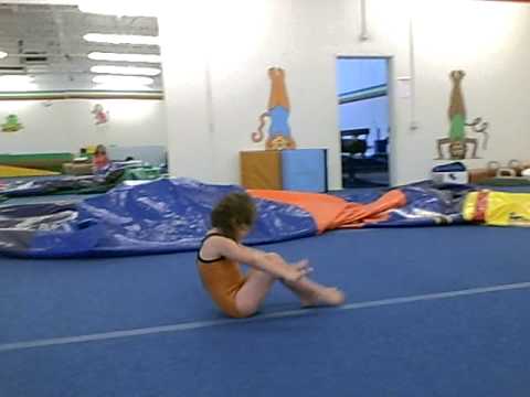 level 1 floor routine - 3 year old gymnast