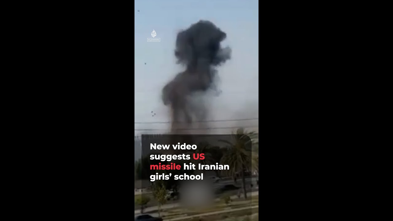 فيديو جديد للصواريخ يسلط الضوء على الولايات المتحدة بشأن الهجوم على مدرسة إيرانية | AJ #shorts