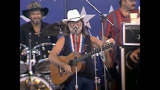 Willie Nelson & Alex Harvey - No Place But Texas (Live at Farm Aid 1986)