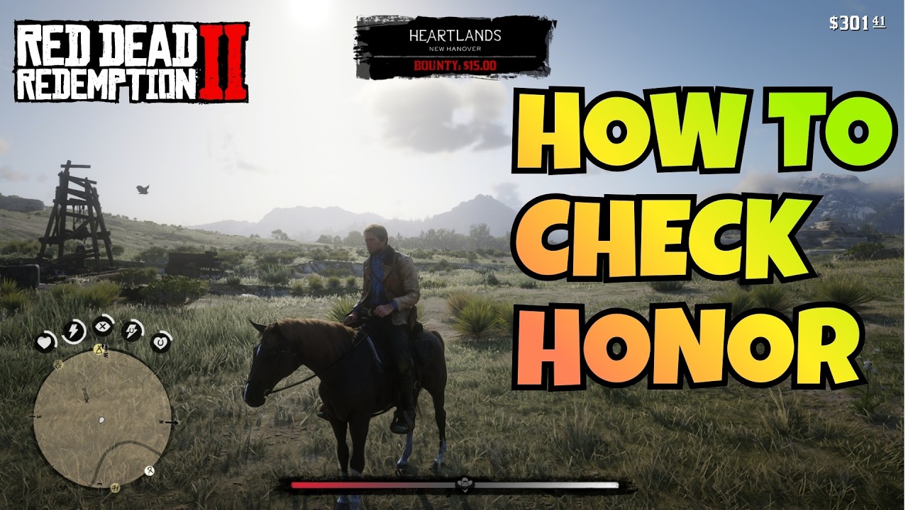 How to Check Honor in RDR2 PC - YouTube