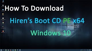 How To Download Hiren's Boot CD PE x64 Windows 10 || Jagadish Sharma