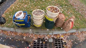 Fall Yard Waste 3 GoPro Garbage man POV
